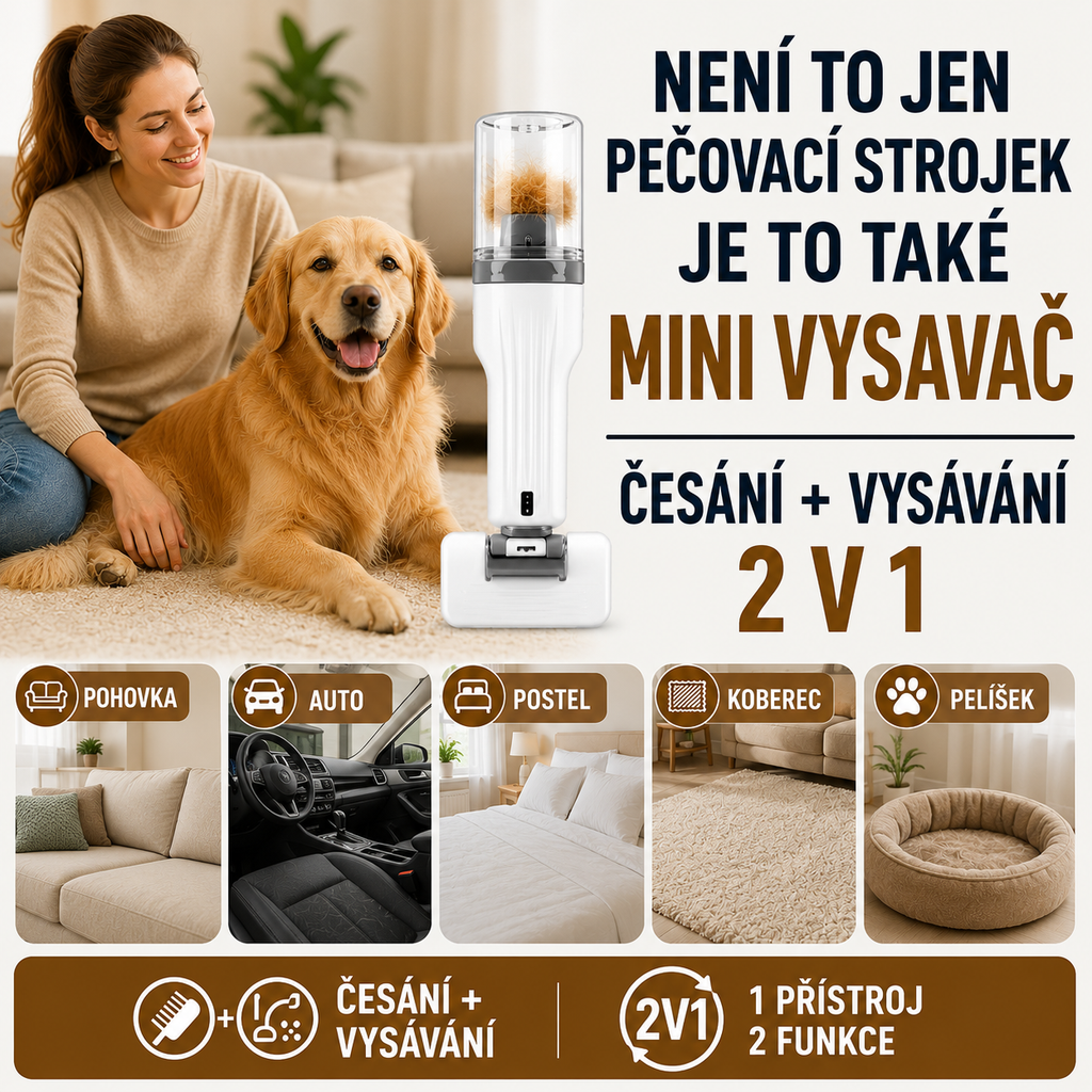 Vysavač na zvířecí chlupy