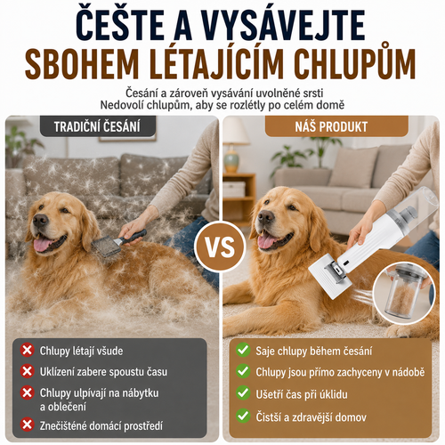 Vysavač na zvířecí chlupy