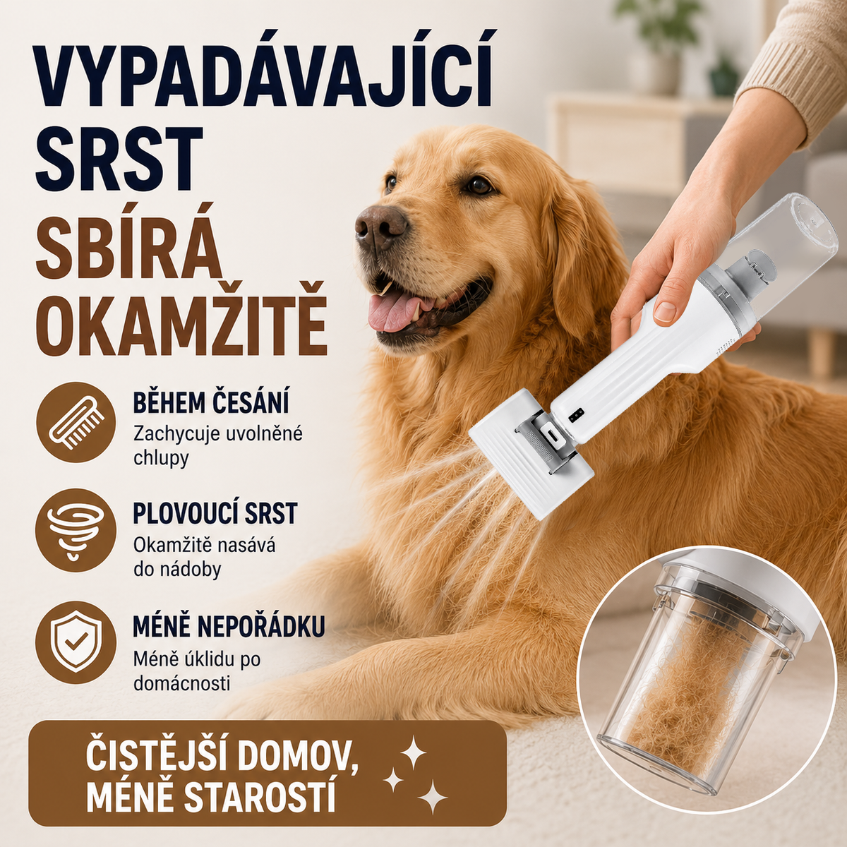 Vysavač na zvířecí chlupy